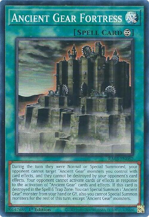 Ancient Gear Fortress [RA03-EN062] Super Rare | Good Games Adelaide SA