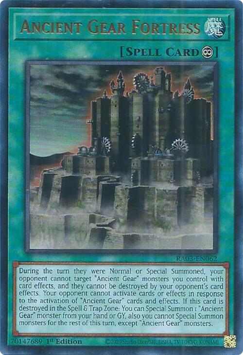 Ancient Gear Fortress (UR) [RA03-EN062] Ultra Rare | Good Games Adelaide SA
