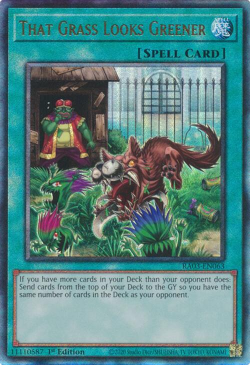 That Grass Looks Greener (UTR) [RA03-EN063] Ultimate Rare | Good Games Adelaide SA