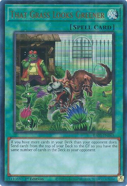 That Grass Looks Greener (UR) [RA03-EN063] Ultra Rare | Good Games Adelaide SA