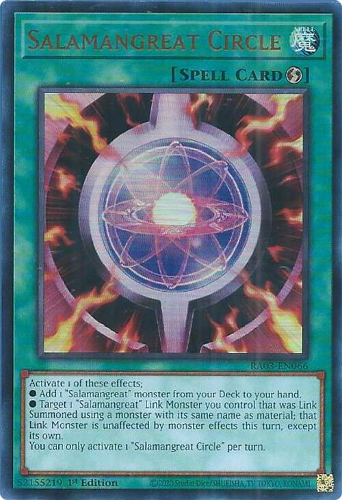 Salamangreat Circle (UR) [RA03-EN066] Ultra Rare | Good Games Adelaide SA