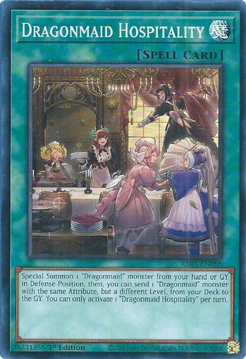 Dragonmaid Hospitality [RA03-EN068] Super Rare | Good Games Adelaide SA