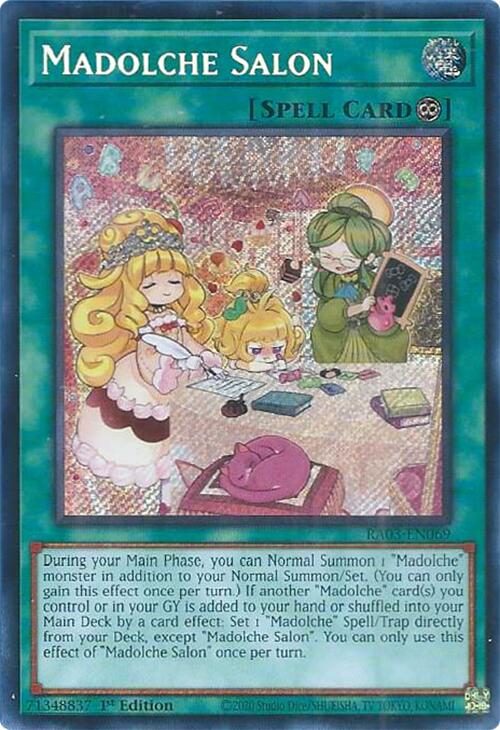 Madolche Salon (Secret Rare) [RA03-EN069] Secret Rare | Good Games Adelaide SA