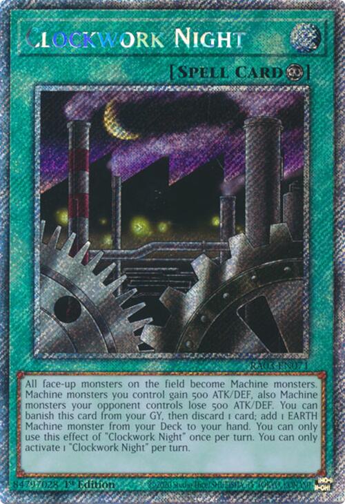 Clockwork Night (Platinum Secret Rare) [RA03-EN071] Platinum Secret Rare | Good Games Adelaide SA
