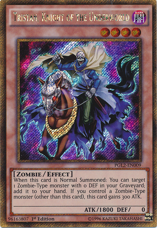 Tristan, Knight of the Underworld [PGL2-EN009] Gold Secret Rare | Good Games Adelaide SA