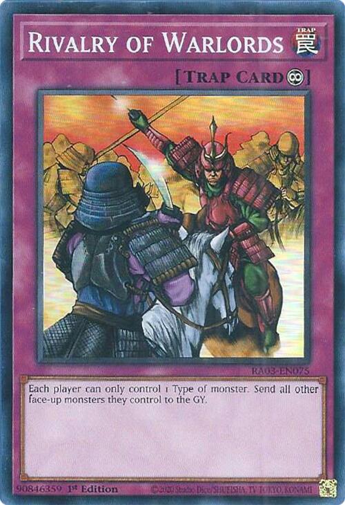 Rivalry of Warlords [RA03-EN075] Super Rare | Good Games Adelaide SA