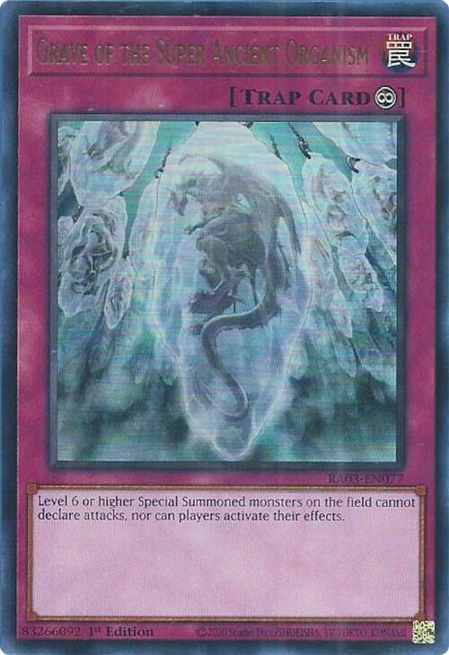 Grave of the Super Ancient Organism (UR) [RA03-EN077] Ultra Rare | Good Games Adelaide SA