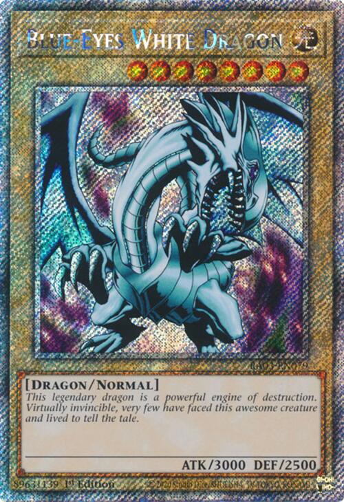 Blue-Eyes White Dragon (Platinum Secret Rare) [RA03-EN079] Platinum Secret Rare | Good Games Adelaide SA