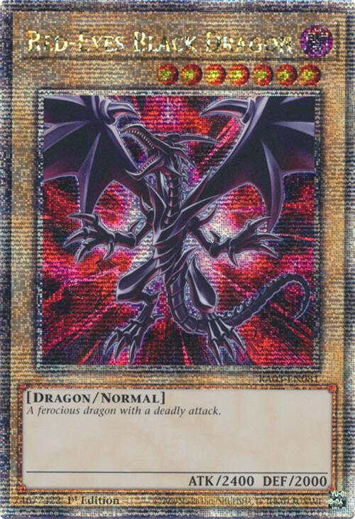 Red-Eyes Black Dragon (Quarter Century Secret Rare) [RA03-EN081] Quarter Century Secret Rare | Good Games Adelaide SA