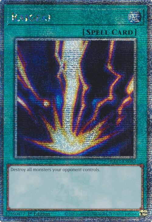 Raigeki (Quarter Century Secret Rare) [RA03-EN083] Quarter Century Secret Rare | Good Games Adelaide SA