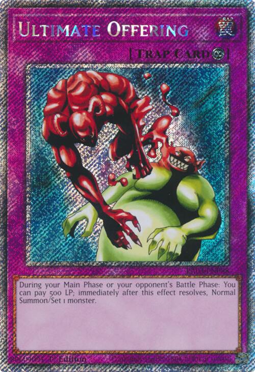 Ultimate Offering (Platinum Secret Rare) [RA03-EN088] Platinum Secret Rare | Good Games Adelaide SA