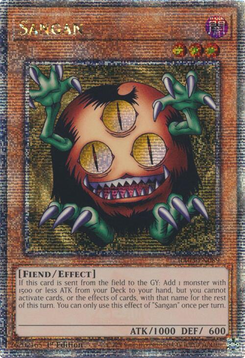Sangan (Quarter Century Secret Rare) [RA03-EN089] Quarter Century Secret Rare | Good Games Adelaide SA