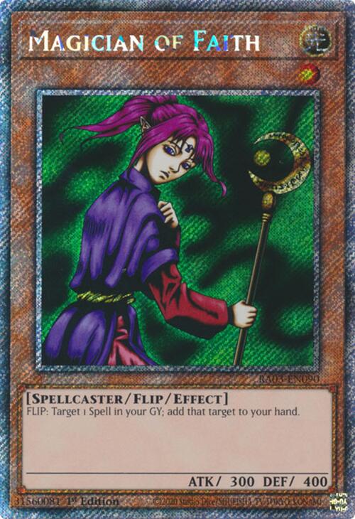 Magician of Faith (Platinum Secret Rare) [RA03-EN090] Platinum Secret Rare | Good Games Adelaide SA