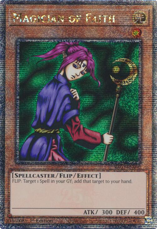 Magician of Faith (Quarter Century Secret Rare) [RA03-EN090] Quarter Century Secret Rare | Good Games Adelaide SA