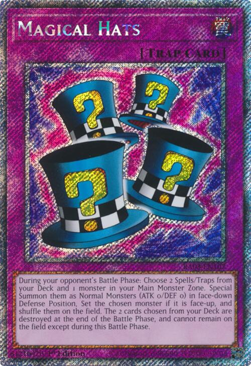 Magical Hats (Platinum Secret Rare) [RA03-EN107] Platinum Secret Rare | Good Games Adelaide SA