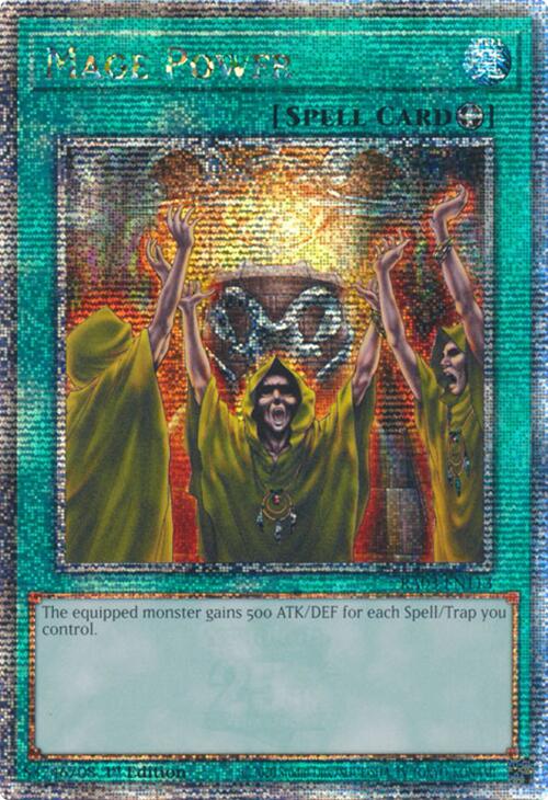 Mage Power (Quarter Century Secret Rare) [RA03-EN113] Quarter Century Secret Rare | Good Games Adelaide SA