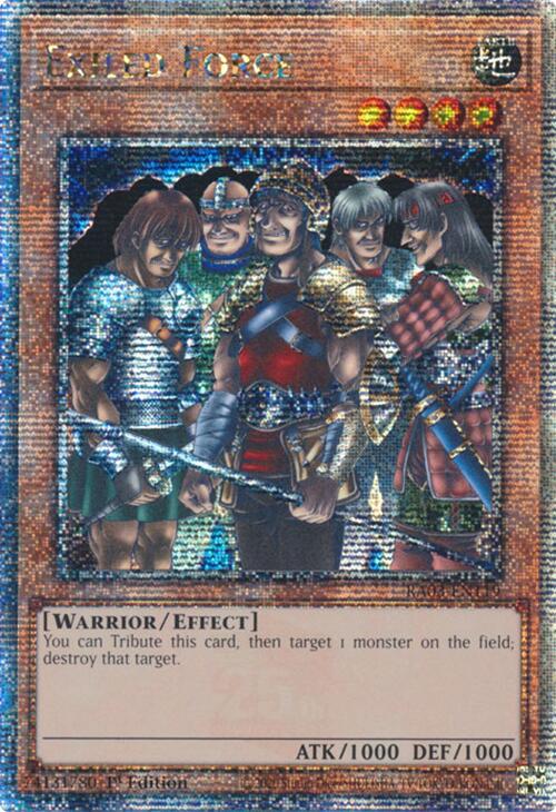 Exiled Force (Quarter Century Secret Rare) [RA03-EN119] Quarter Century Secret Rare | Good Games Adelaide SA