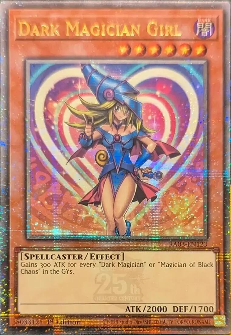 Dark Magician Girl (Quarter Century Secret Rare) [RA03-EN123] Quarter Century Secret Rare | Good Games Adelaide SA