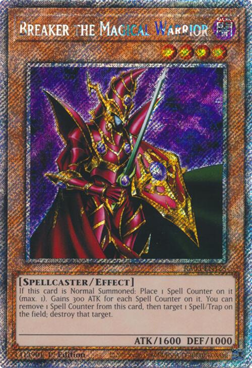 Breaker the Magical Warrior (Platinum Secret Rare) [RA03-EN125] Platinum Secret Rare | Good Games Adelaide SA
