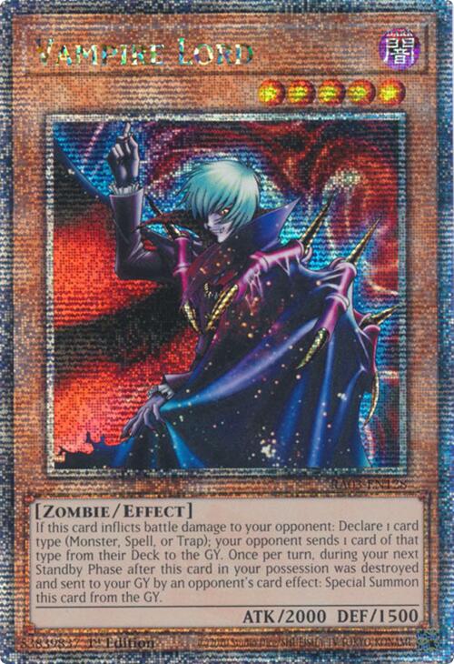 Vampire Lord (Quarter Century Secret Rare) [RA03-EN128] Quarter Century Secret Rare | Good Games Adelaide SA