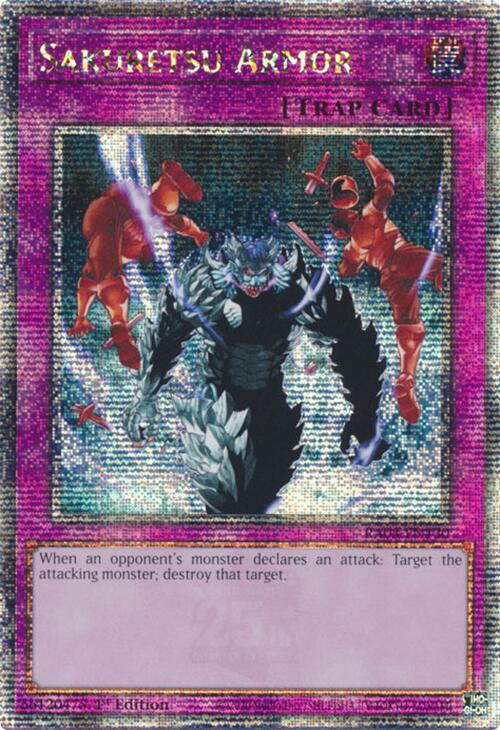 Sakuretsu Armor (Quarter Century Secret Rare) [RA03-EN130] Quarter Century Secret Rare | Good Games Adelaide SA