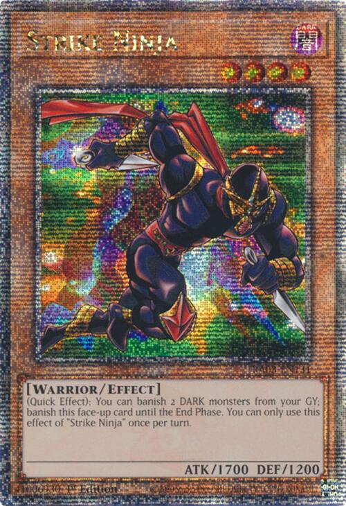 Strike Ninja (Quarter Century Secret Rare) [RA03-EN131] Quarter Century Secret Rare | Good Games Adelaide SA