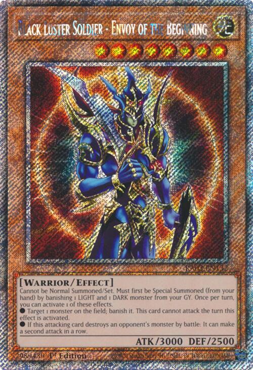 Black Luster Soldier - Envoy of the Beginning (Platinum Secret Rare) [RA03-EN132] Platinum Secret Rare | Good Games Adelaide SA