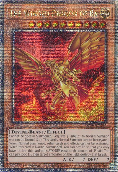 The Winged Dragon of Ra (Quarter Century Secret Rare) [RA03-EN137] Quarter Century Secret Rare | Good Games Adelaide SA