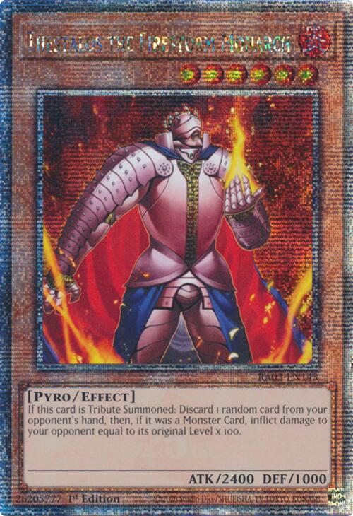 Thestalos the Firestorm Monarch (Quarter Century Secret Rare) [RA03-EN143] Quarter Century Secret Rare | Good Games Adelaide SA