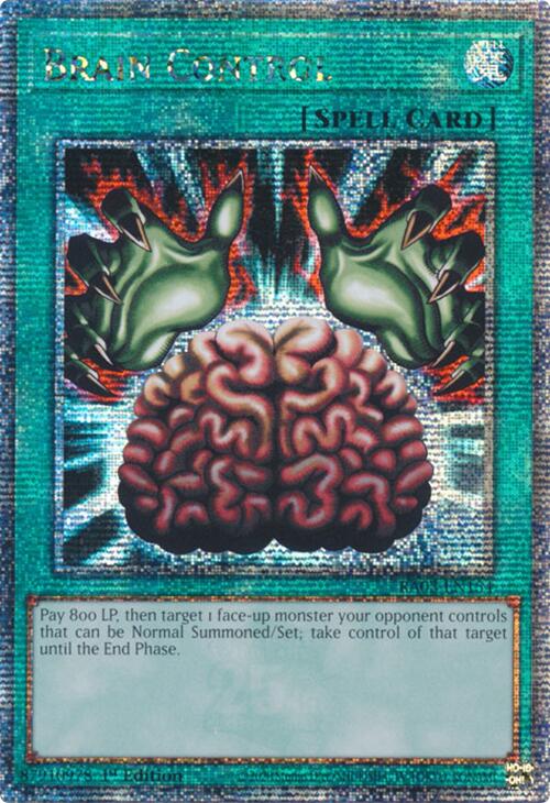 Brain Control (Quarter Century Secret Rare) [RA03-EN154] Quarter Century Secret Rare | Good Games Adelaide SA