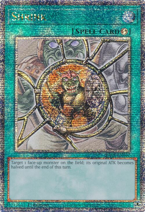 Shrink (Quarter Century Secret Rare) [RA03-EN162] Quarter Century Secret Rare | Good Games Adelaide SA