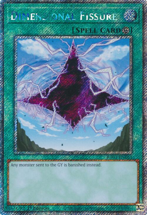 Dimensional Fissure (Platinum Secret Rare) [RA03-EN163] Platinum Secret Rare | Good Games Adelaide SA