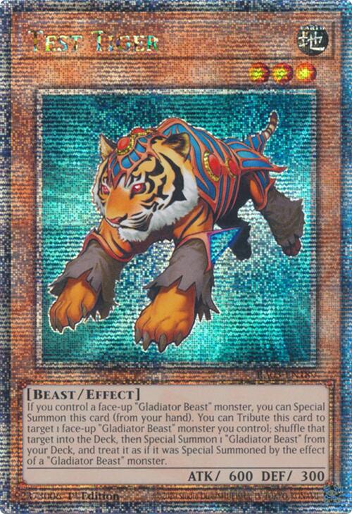 Test Tiger (Quarter Century Secret Rare) [RA03-EN189] Quarter Century Secret Rare | Good Games Adelaide SA