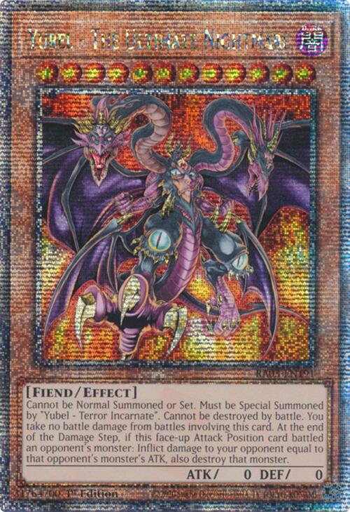 Yubel - The Ultimate Nightmare (Quarter Century Secret Rare) [RA03-EN191] Quarter Century Secret Rare | Good Games Adelaide SA