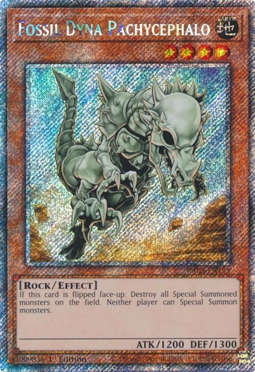 Fossil Dyna Pachycephalo (Platinum Secret Rare) [RA03-EN195] Platinum Secret Rare | Good Games Adelaide SA