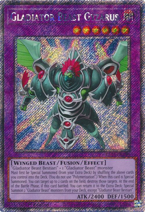 Gladiator Beast Gyzarus (Platinum Secret Rare) [RA03-EN198] Platinum Secret Rare | Good Games Adelaide SA