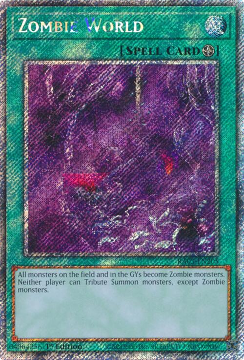 Zombie World (Platinum Secret Rare) [RA03-EN205] Platinum Secret Rare | Good Games Adelaide SA