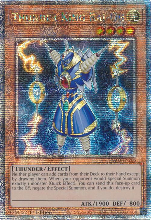 Thunder King Rai-Oh (Quarter Century Secret Rare) [RA03-EN206] Quarter Century Secret Rare | Good Games Adelaide SA
