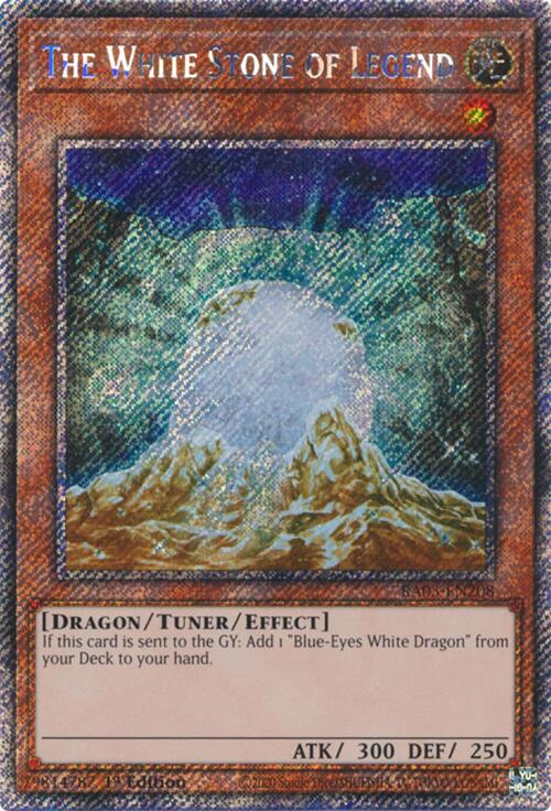 The White Stone of Legend (Platinum Secret Rare) [RA03-EN208] Platinum Secret Rare | Good Games Adelaide SA