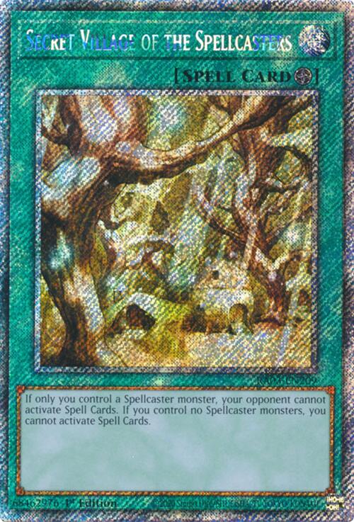 Secret Village of the Spellcasters (Platinum Secret Rare) [RA03-EN209] Platinum Secret Rare | Good Games Adelaide SA