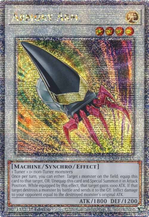 Armory Arm (Quarter Century Secret Rare) [RA03-EN213] Quarter Century Secret Rare | Good Games Adelaide SA
