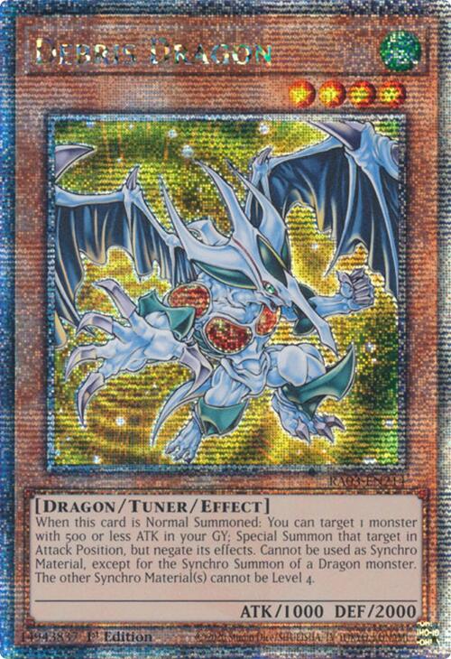 Debris Dragon (Quarter Century Secret Rare) [RA03-EN214] Quarter Century Secret Rare | Good Games Adelaide SA