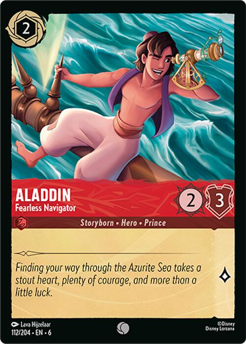 Aladdin - Fearless Navigator (112/204) [Azurite Sea] | Good Games Adelaide SA