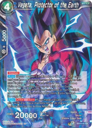 Vegeta, Protector of the Earth [EX15-02] | Good Games Adelaide SA