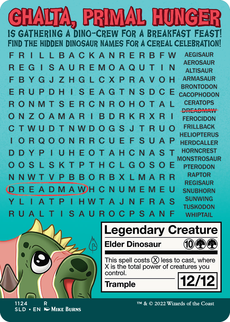 Ghalta, Primal Hunger (Borderless) [Secret Lair Drop Series] | Good Games Adelaide SA