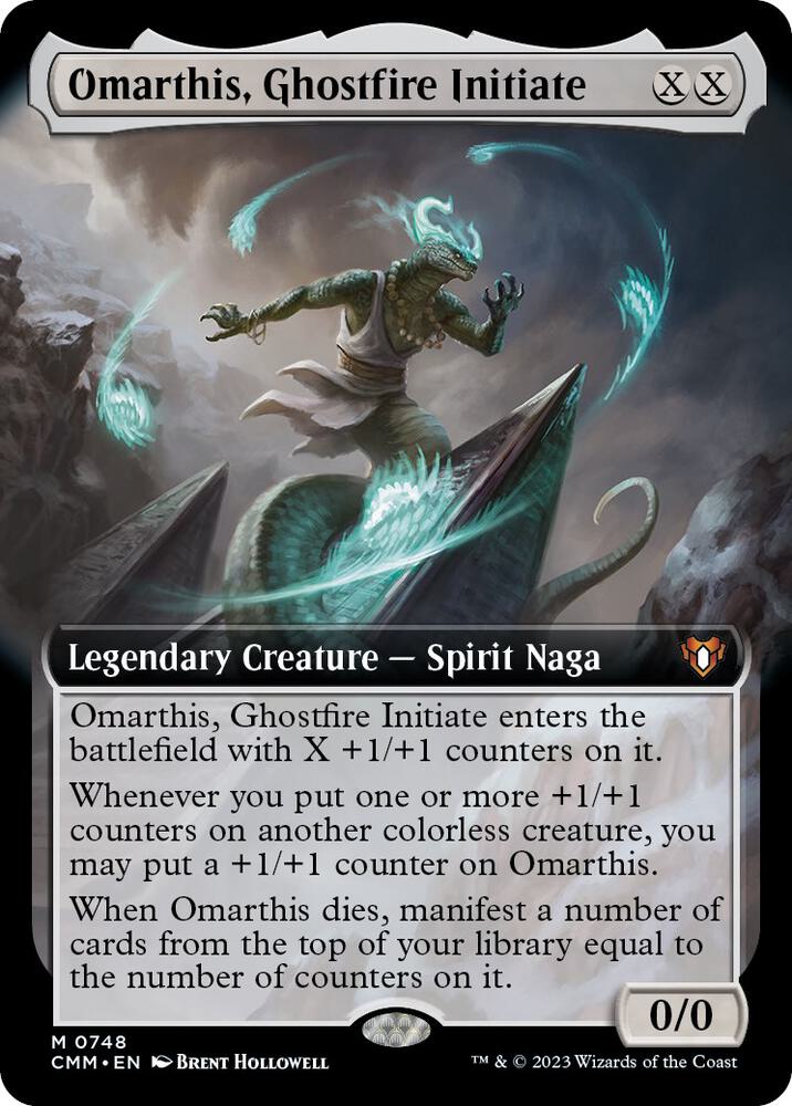 Omarthis, Ghostfire Initiate 748 (Commander Masters)  - Extended Art | Good Games Adelaide SA