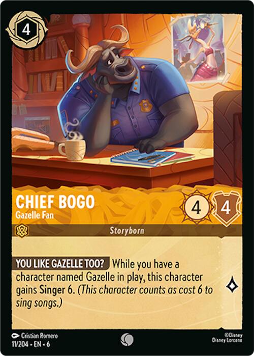 Chief Bogo - Gazelle Fan (11/204) [Azurite Sea] | Good Games Adelaide SA