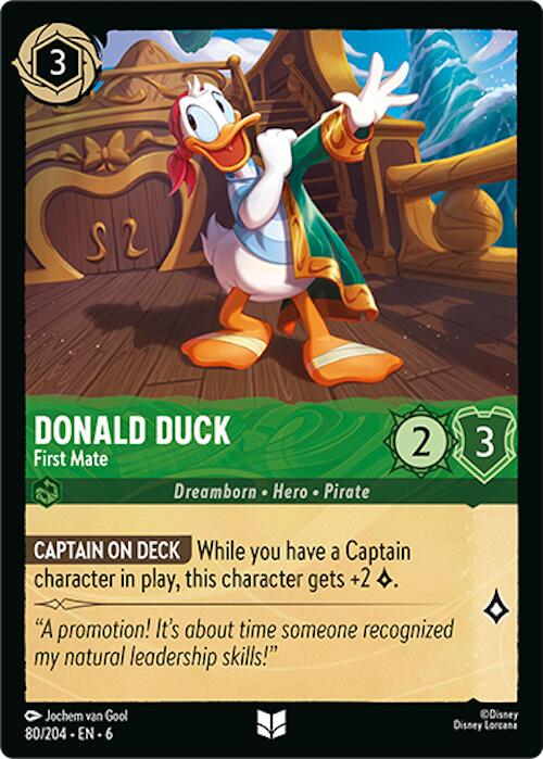 Donald Duck - First Mate (80/204) [Azurite Sea] | Good Games Adelaide SA