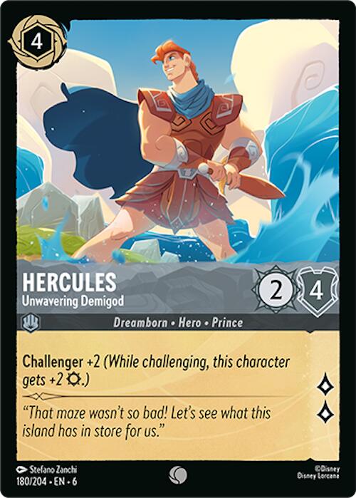 Hercules - Unwavering Demigod (180/204) [Azurite Sea] | Good Games Adelaide SA