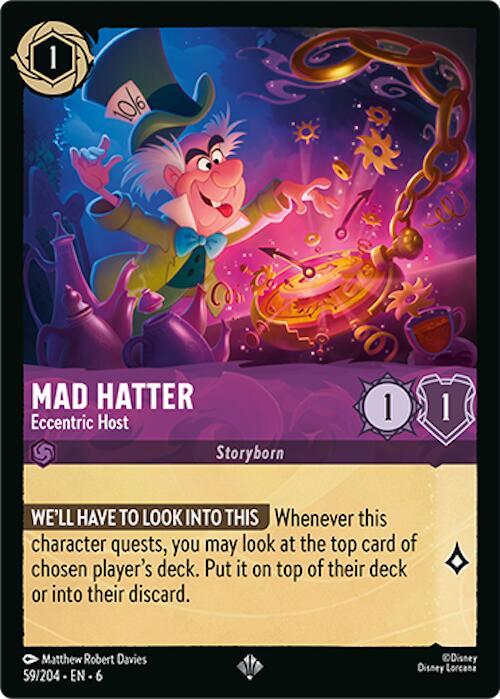 Mad Hatter - Eccentric Host (59/204) [Azurite Sea] | Good Games Adelaide SA